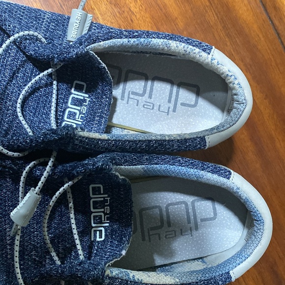 Men HeyDude Wally sox slip on shoes excellent condition wore 2xs - Picture 3 of 6